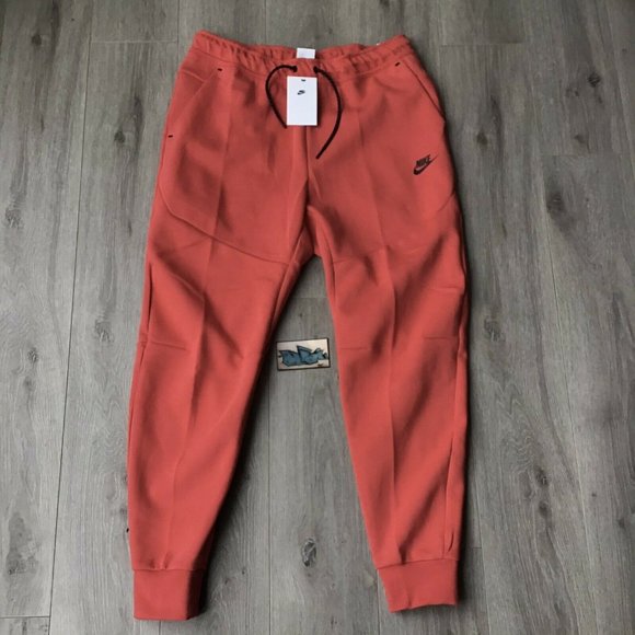 lobster red tech fleece